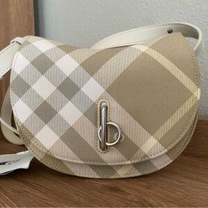 Burberry Beige and Cream Crossbody Bag